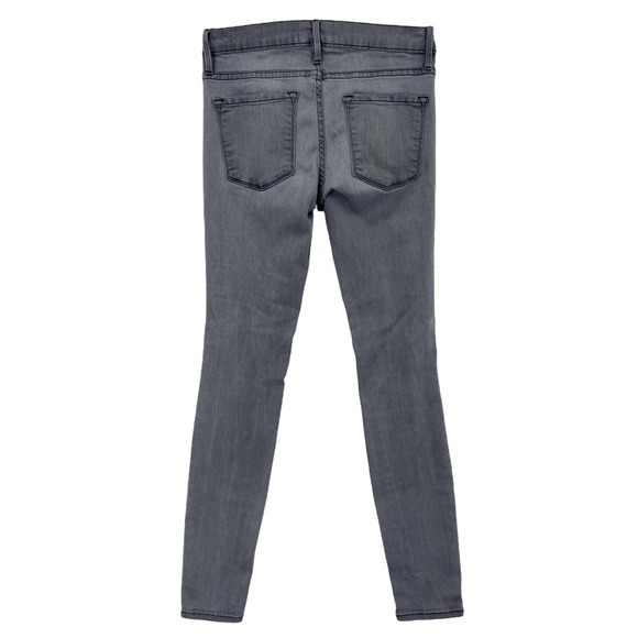 FRAME DENIM Le Skinny de Jeanne Low Rise Distressed Jeans - Picture 5 of 7